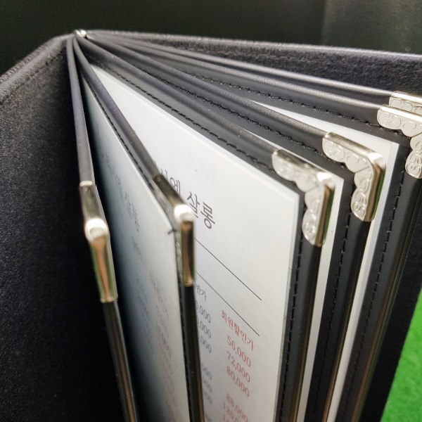 미용실 메뉴북 제작 메뉴판 가격표 헤어샵 책자형 소량 인쇄 100571