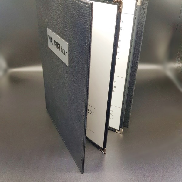 헤어살롱 메뉴판 제작 미용실 메뉴책자 가격표 헤어샵 책자형 소량 인쇄 101783